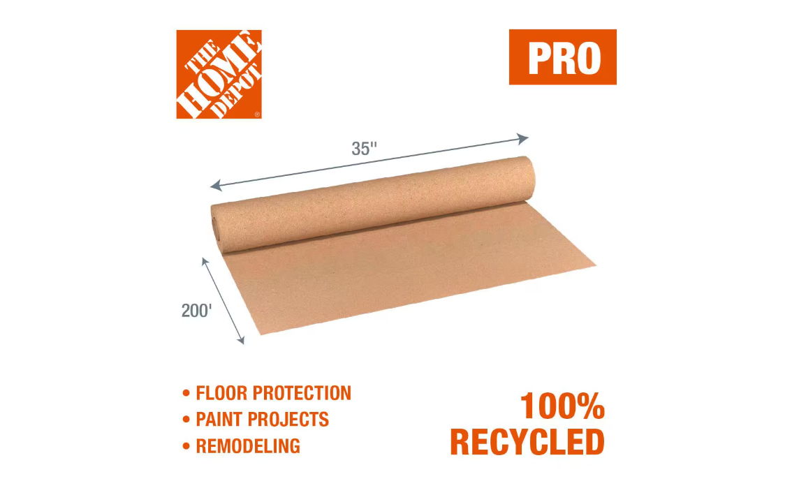 THD 35 in. x 200 ft. Builders Paper