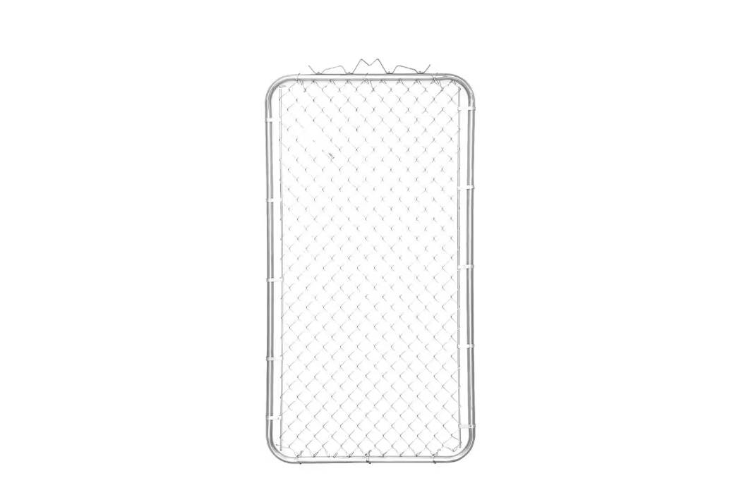 Everbilt Chain Link Fence 42 in. W x 72 in. H Galvanized Steel Walk Gate