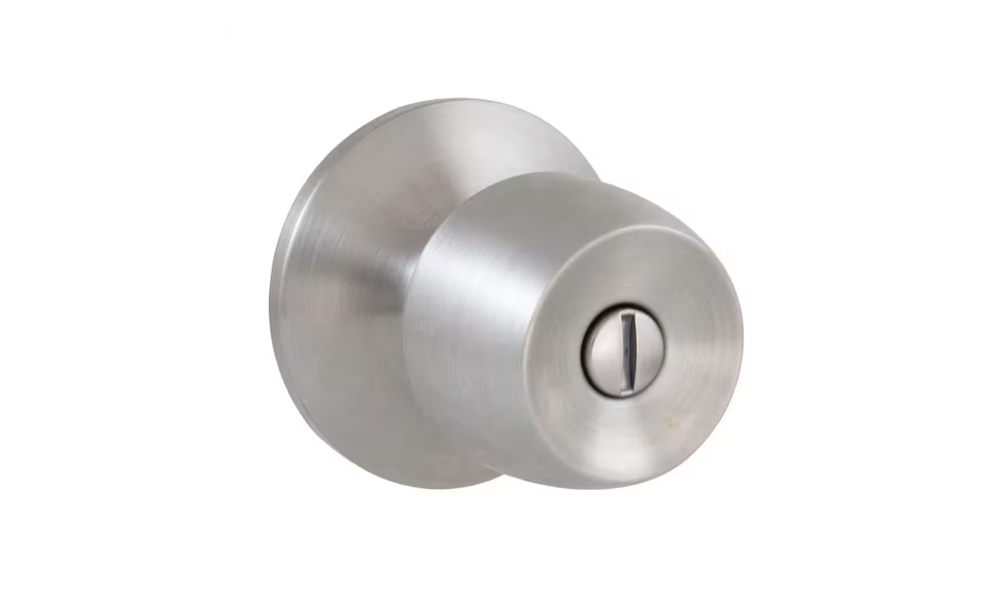 Defiant Brandywine Stainless Steel Bed/Bath Door Knob