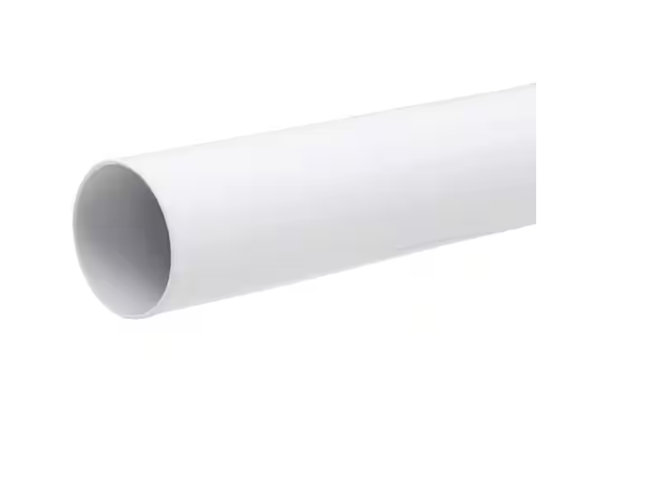 Everbilt 96 in. W White Heavy-Duty Steel Closet Rod