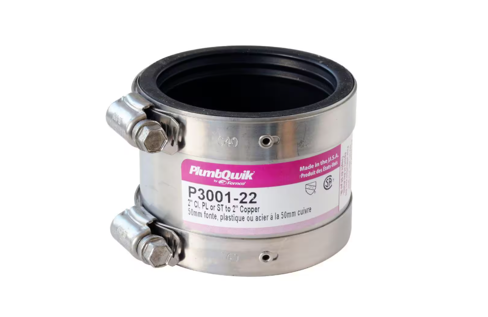 Fernco Proflex 2 in. Neoprene Shielded Coupling