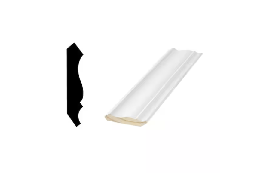 Woodgrain Millwork WM 52 - 9/16 in. x 2-3/4 in. Primed Wood Finger-Jointed Crown Molding