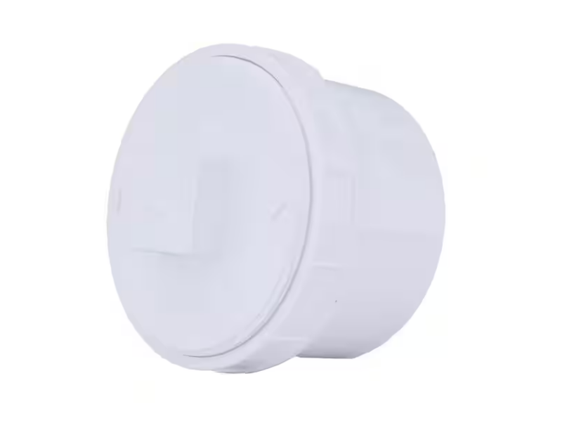 Charlotte Pipe 4 in. PVC DWV FTG Cleanout Adapter with Plug