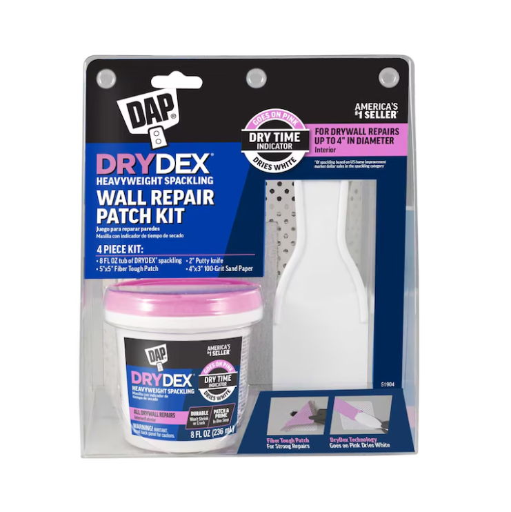 DAP DryDex White Interior Color-Changing , Spackling 8 Fluid ounce(s) Kit