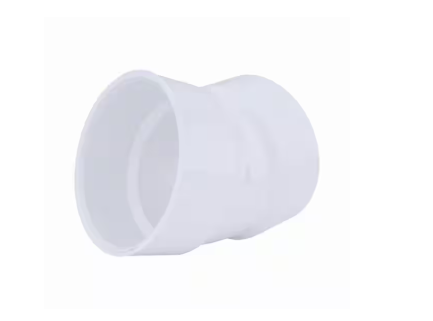 Charlotte Pipe 1-1/2 in. PVC DWV 22-1/2° Hub x Hub Elbow Fitting