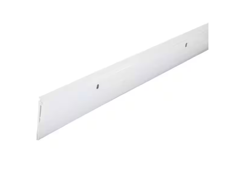 M-D Building Products 2.125 in. x 36 in. Interior/Exterior White Aluminum and Vinyl Heavy Duty Screw-On Door Sweep