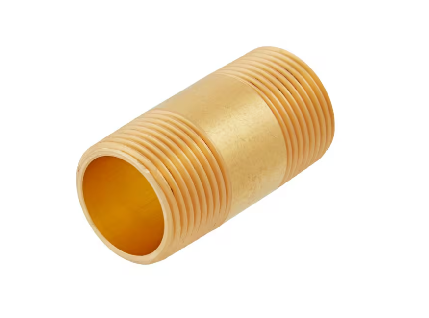Everbilt 3/4 in. x 2 in. MIP Brass Nipple Fitting