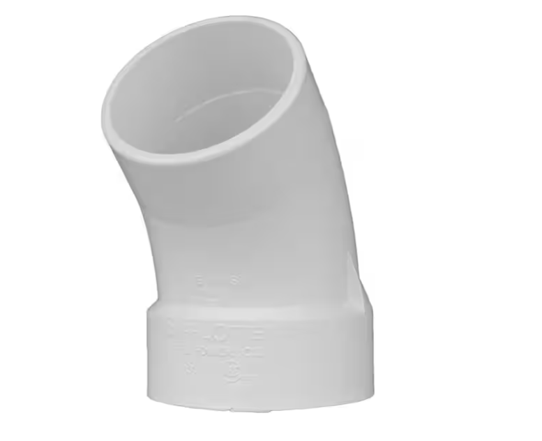 Charlotte Pipe 3 in. PVC DWV 45-Degree Street Elbow