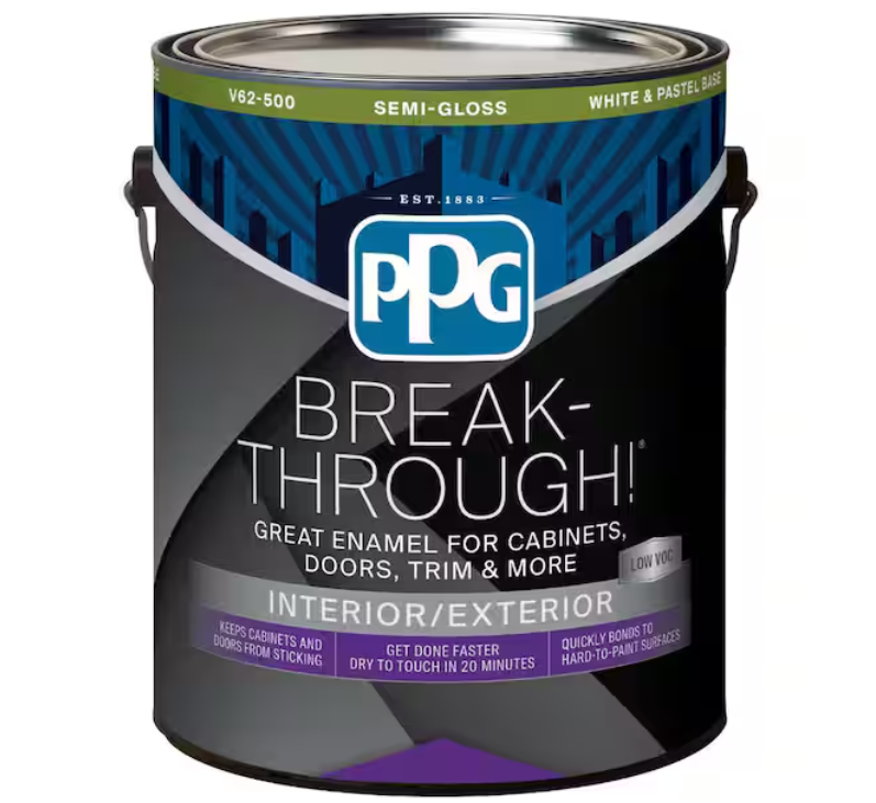 Break-Through! 1 qt. Base 1 Semi-Gloss Door, Trim & Cabinet Paint