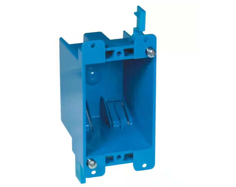 Carlon 1-Gang 14 cu. in. Electrical PVC Old Work Electrical Switch and Outlet Box (B114RB)