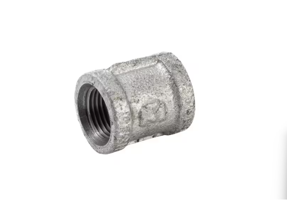 Southland 1/2 in. Galvanized Malleable Iron FPT x FPT Coupling Fitting