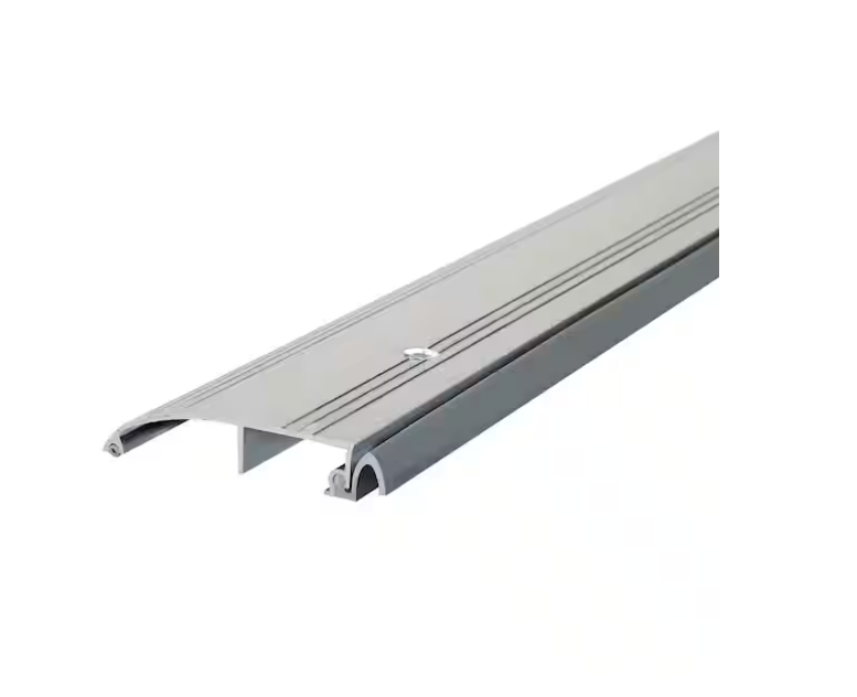 M-D Building Products 3-1/2 in. x 5/8 in. x 36 in. Silver Aluminum and Vinyl Heavy Duty Low-Profile Outswing Door Threshold