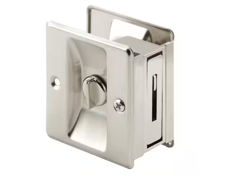 Prime-Line Satin Nickel, Pocket Door Privacy Lock