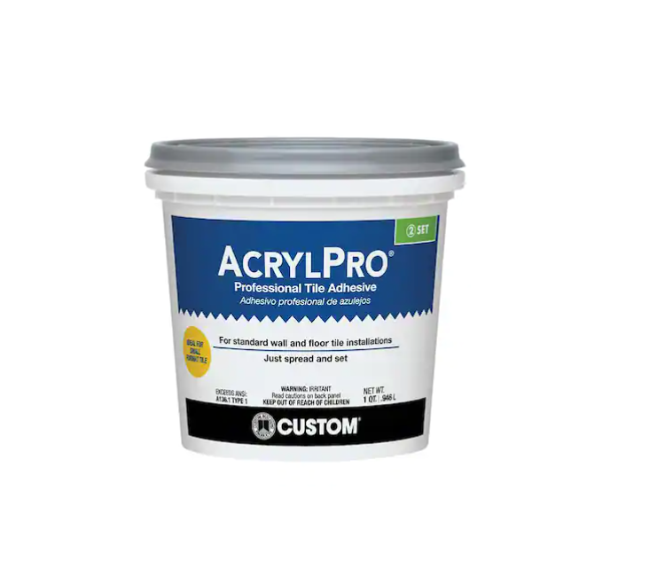 Custom Building Products AcrylPro 1 qt. Professional Tile Adhesive for Smaller Format Tile