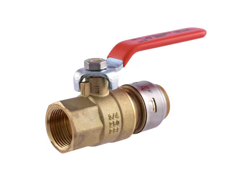SharkBite Max 3/4 in. Brass Push-to-Connect x FIP Ball Valve