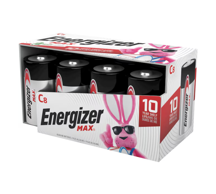 Energizer MAX Alkaline C Batteries ( 8 -Pack )