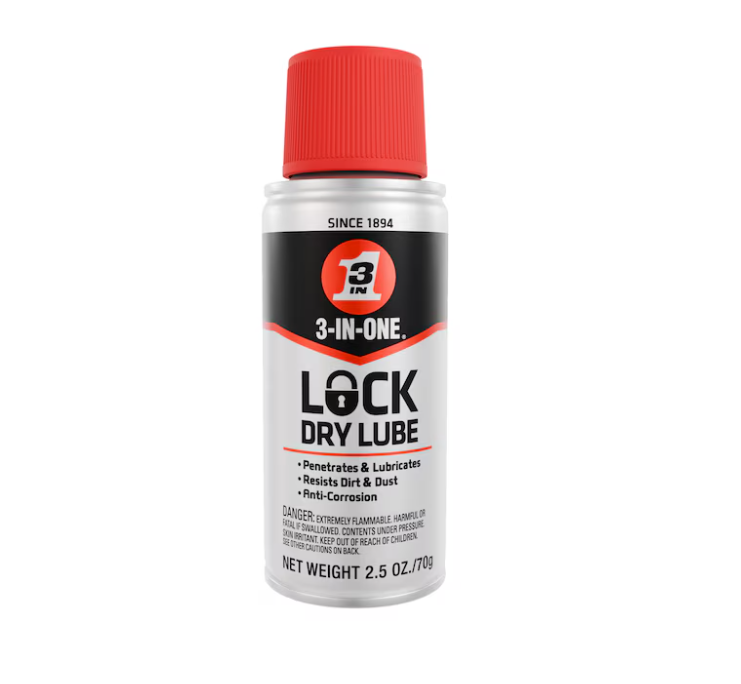 3-IN-ONE 3-IN-ONE 2.5 Ounce(s) Lock dry lube