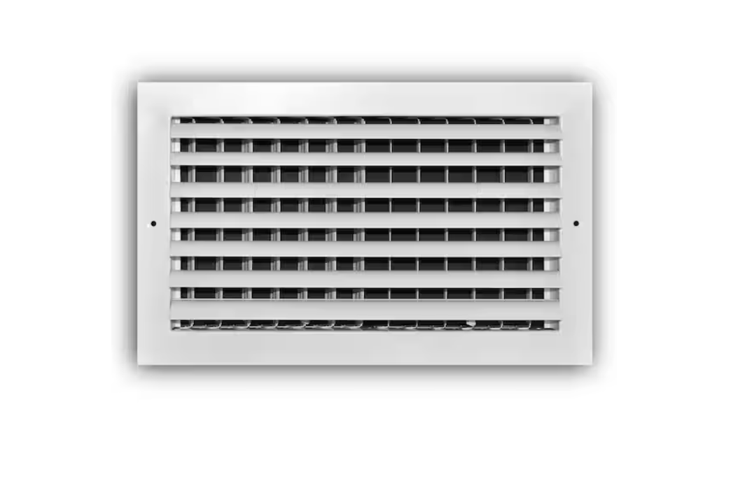 Everbilt 14 in. x 8 in. 1-Way Aluminum Adjustable Curved Blade Wall/Ceiling Register