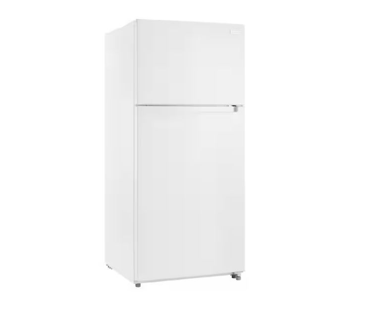 Vissani 18 cu. ft. Top Freezer Refrigerator DOE in White, Garage Ready