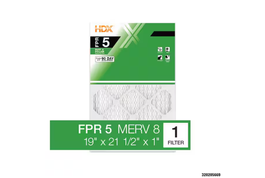 HDX 19 in. x 21.5 in. x 1 in. Standard Pleated Air Filter FPR 5, MERV 8
