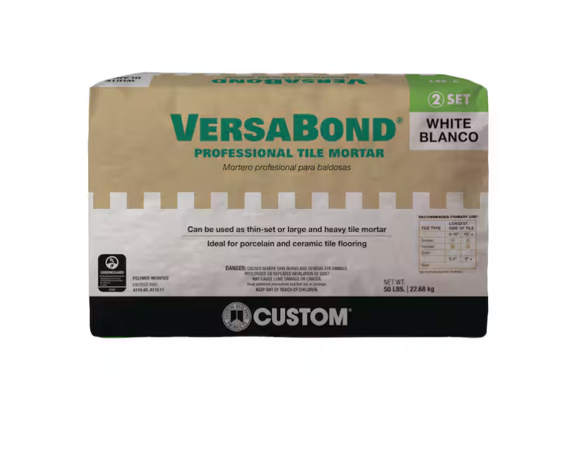 Custom Building Products VersaBond 50 lb. White Professional Polymer-Modified Thinset Mortar