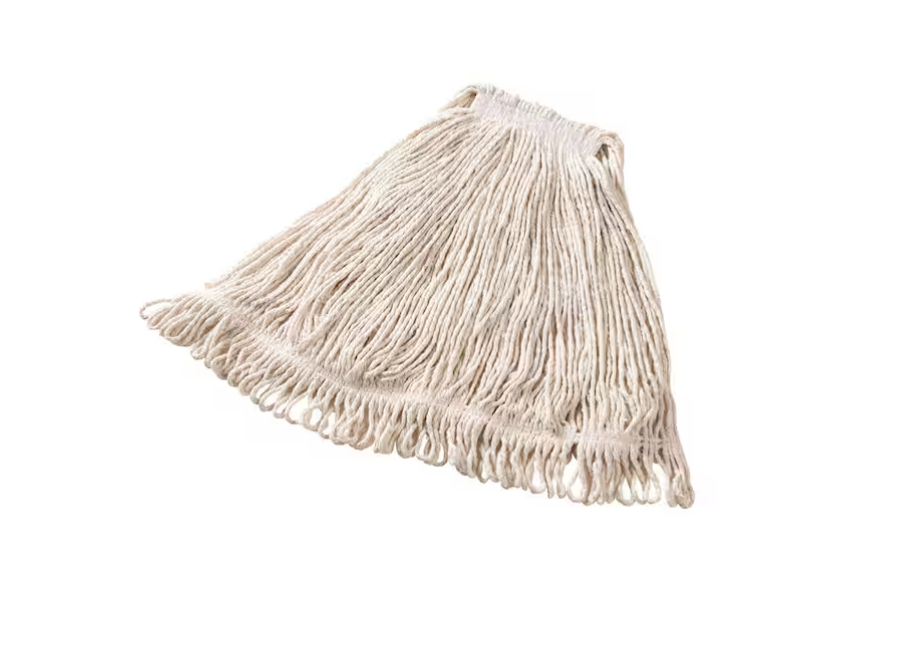 Rubbermaid Commercial Products #24 Heavy-Duty Cotton Blend Looped-End String Mop for Tile, Concrete and Hard Surfaces, Commercial Use