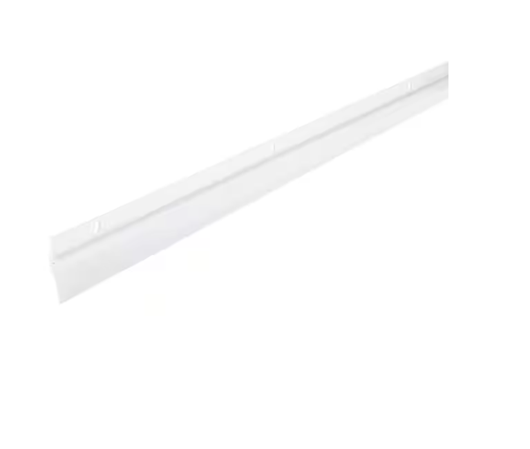 M-D Building Products 1.375 in. x 36 in. Interior/Exterior White Aluminum and Vinyl Standard Screw-On Door Sweep