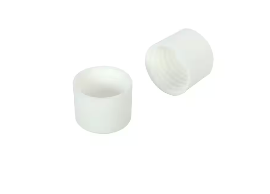 Everbilt 1-1/4 in. Long, 1-1/4 in. Width White Closet Rod End Caps(2-Pack)