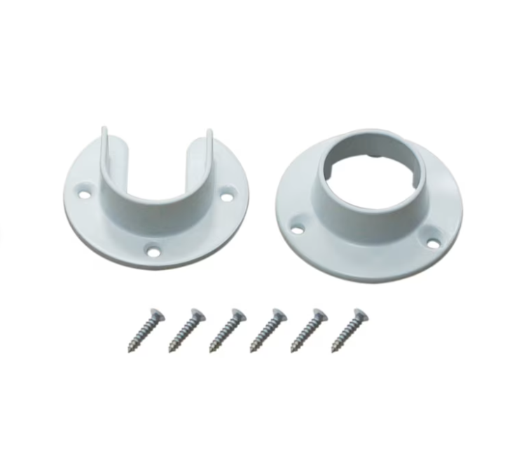 Project Source 2-Pack White Rod Support