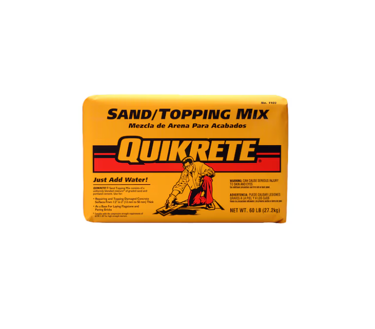QUIKRETE Sand Topping 60 -lb Concrete mix