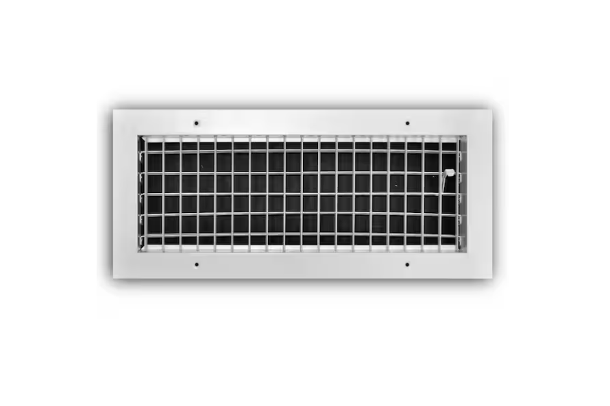 Everbilt 16 in. x 6 in. 1-Way Aluminum Adjustable Wall/Ceiling Register in White