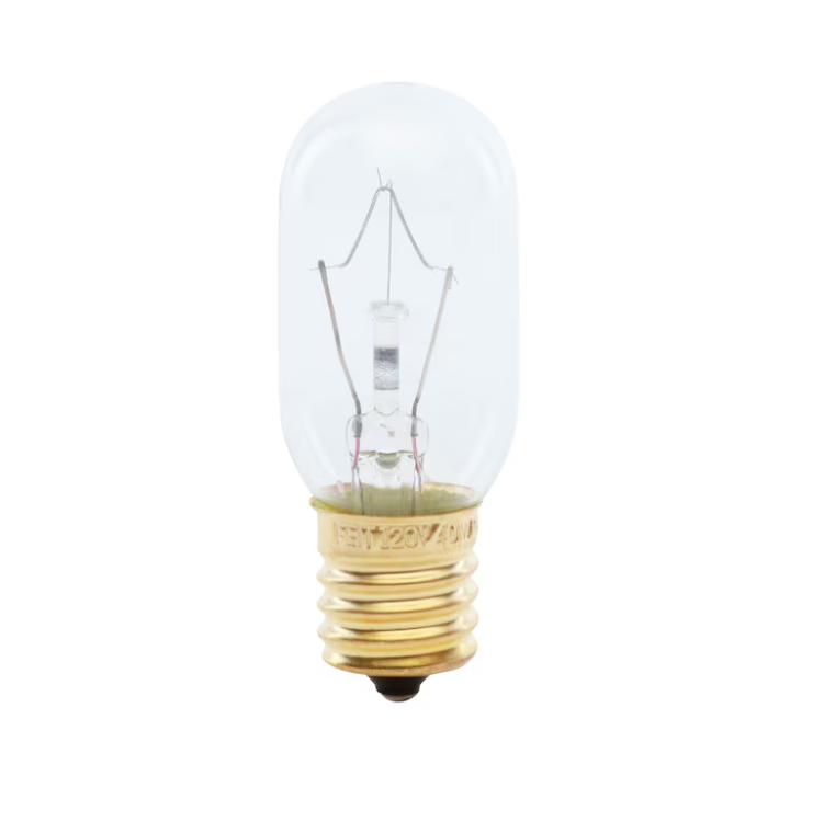Feit Electric Appliance Bulb 40 -Watt EQ T8 Soft white Intermediate screw base E17 Dimmable Incandescent Specialty Light Bulb