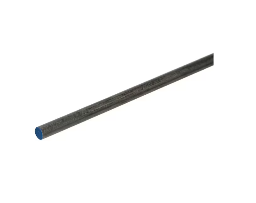 Everbilt 3/8 in. x 3 ft. Plain Steel Solid Round Rod