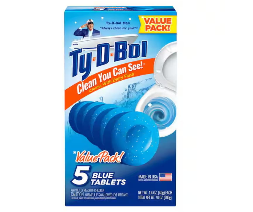 Ty-D-Bol 1.4 oz. Toilet Bowl Cleaning Tablets (5-Tablets)