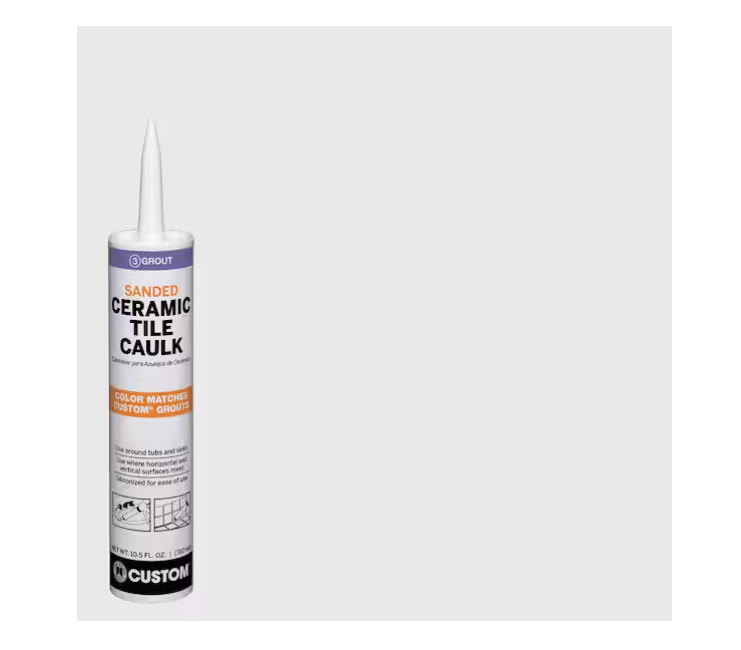 Custom Building Products Polyblend #642 10.5 oz. Ash Sanded Ceramic Tile Caulk