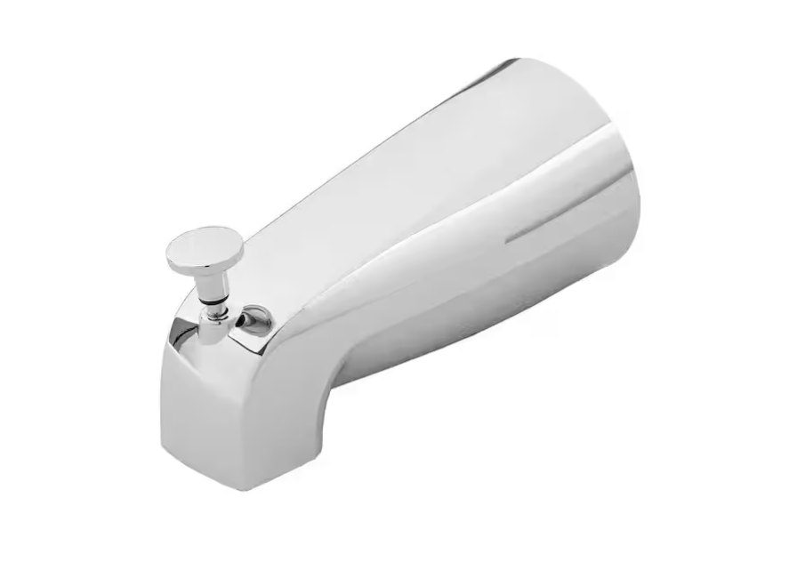 Everbilt Tub Spout with Diverter 1/2 in IPS in Chrome