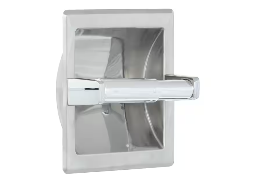 Franklin Brass Futura Recessed Toilet Paper Holder in Polished Chrome