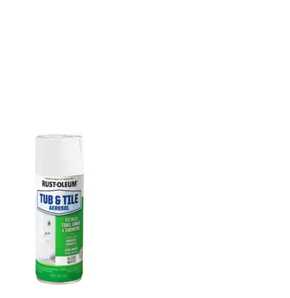 Rust-Oleum Specialty 12 oz. Gloss White Tub and Tile Refinishing Spray Paint