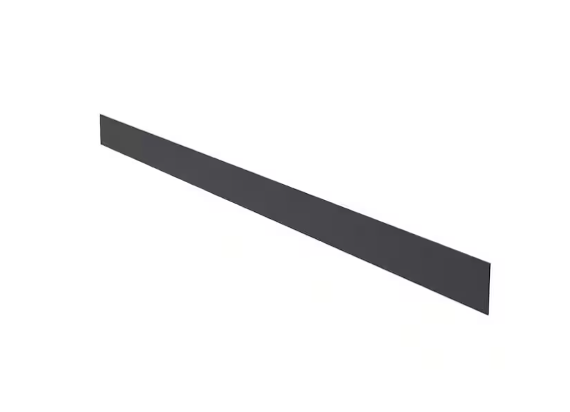 Home Decorators Collection Newport Grayson 96 in. W x 0.125 in. D x 4.5 in. H Matching Toe Kick in Deep Onyx