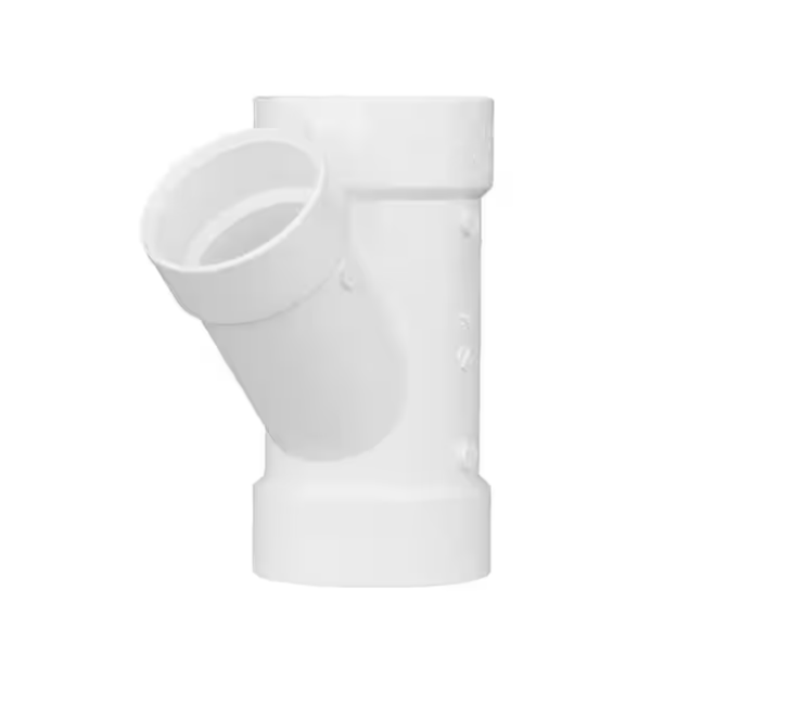 Charlotte Pipe 3 in. x 3 in. x 1-1/2 in. DWV PVC Wye Reducing - PVC006011200HD