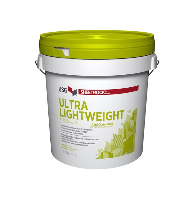 USG 4.5 Gallons Premixed Lightweight Drywall Joint Compound Bucket