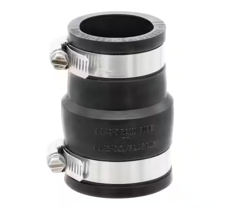 Fernco 1-1/2 in. x 1-1/4 in. DWV Flexible PVC Fittings & Connectors