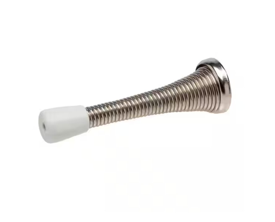 Everbilt Satin Nickel Spring Door Stop