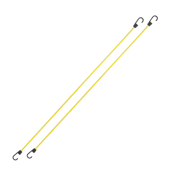 Project Source 48-in Bungee Cord with Hooks 2 -Pack