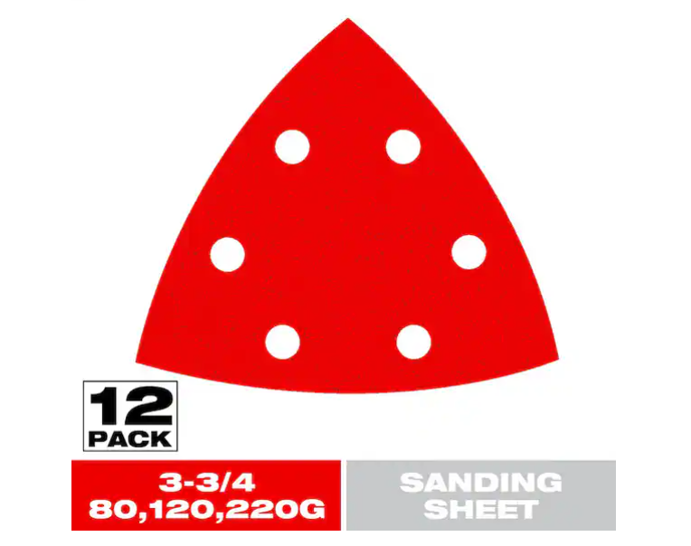 DIABLO 3-3/4 in. Oscillating Detail Triangle Sanding Sheet Set