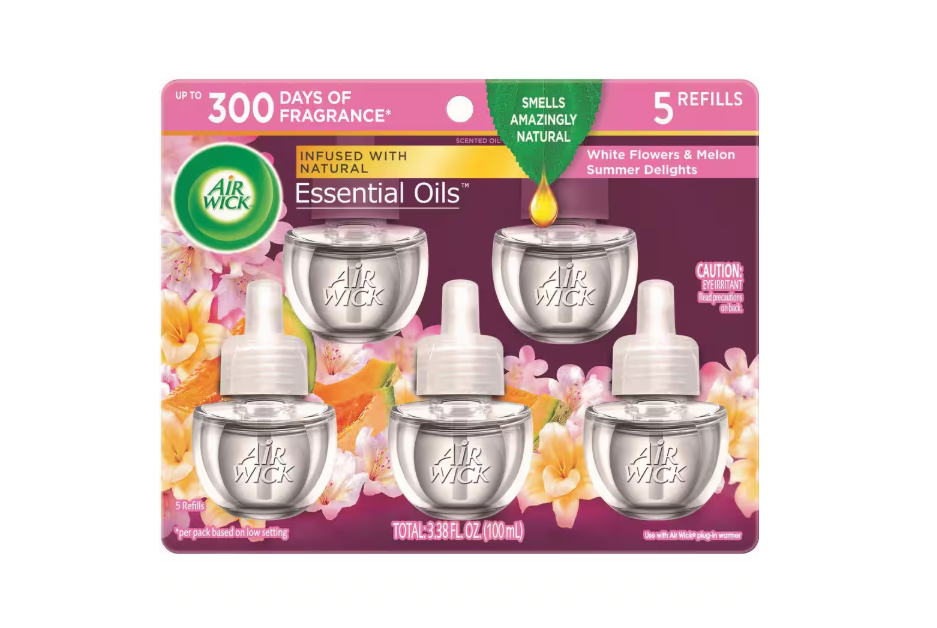 Air Wick 0.67 oz. Summer Delights Automatic Air Freshener Oil Plug-In Refill (5-Refills)