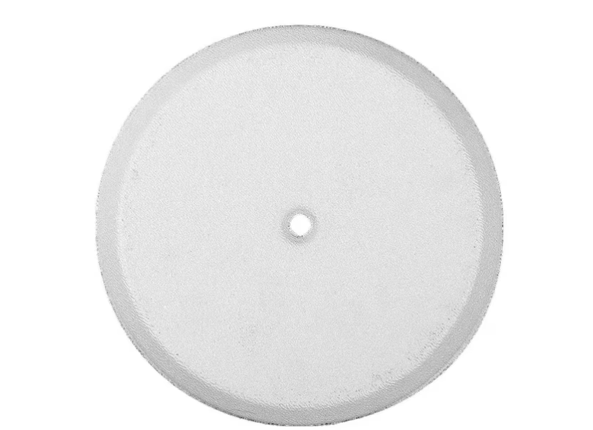 Everbilt 4 in. Plastic Flat Cleanout Cover Plate in White