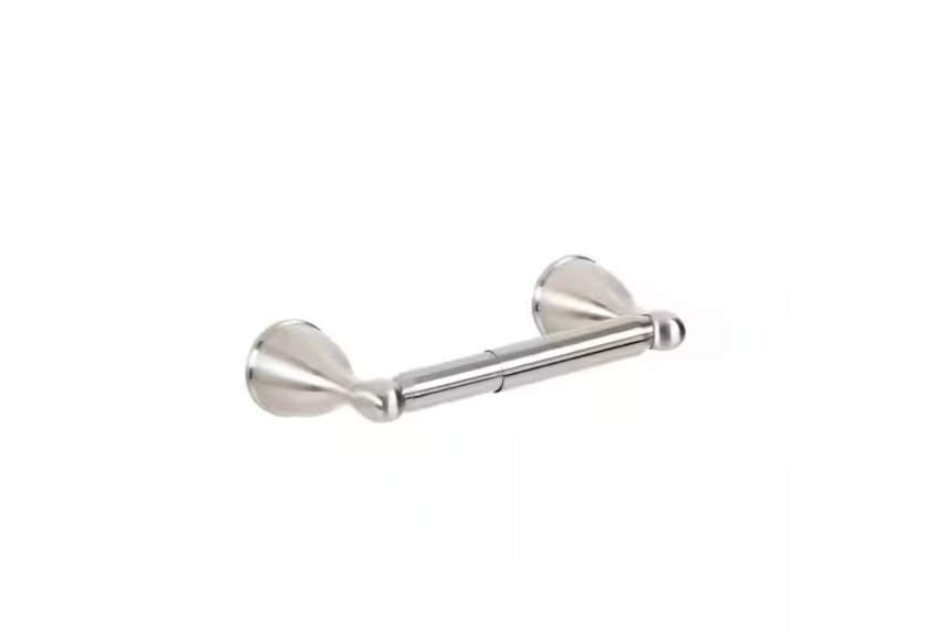 Glacier Bay Builders Spot Free Toilet Paper Holder in Brushed Nickel