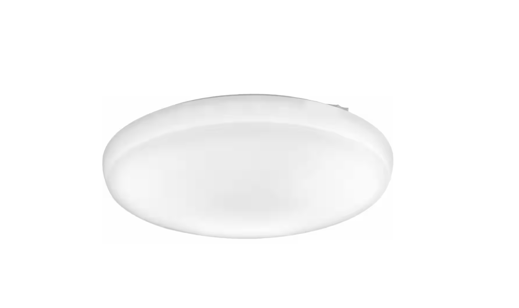 Lithonia Lighting Low Profile Round 20 in. White LED Flush Mount Light Fixture