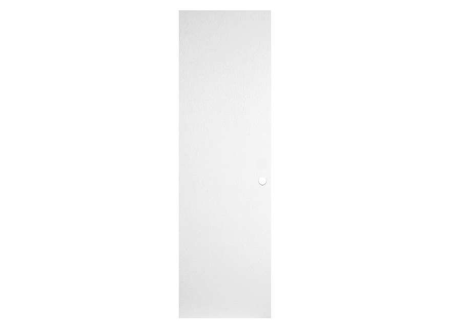 Masonite 24 in. x 80 in. No Panel Primed Smooth Flush Hardboard Hollow Core Composite Interior Door Slab with Bore
